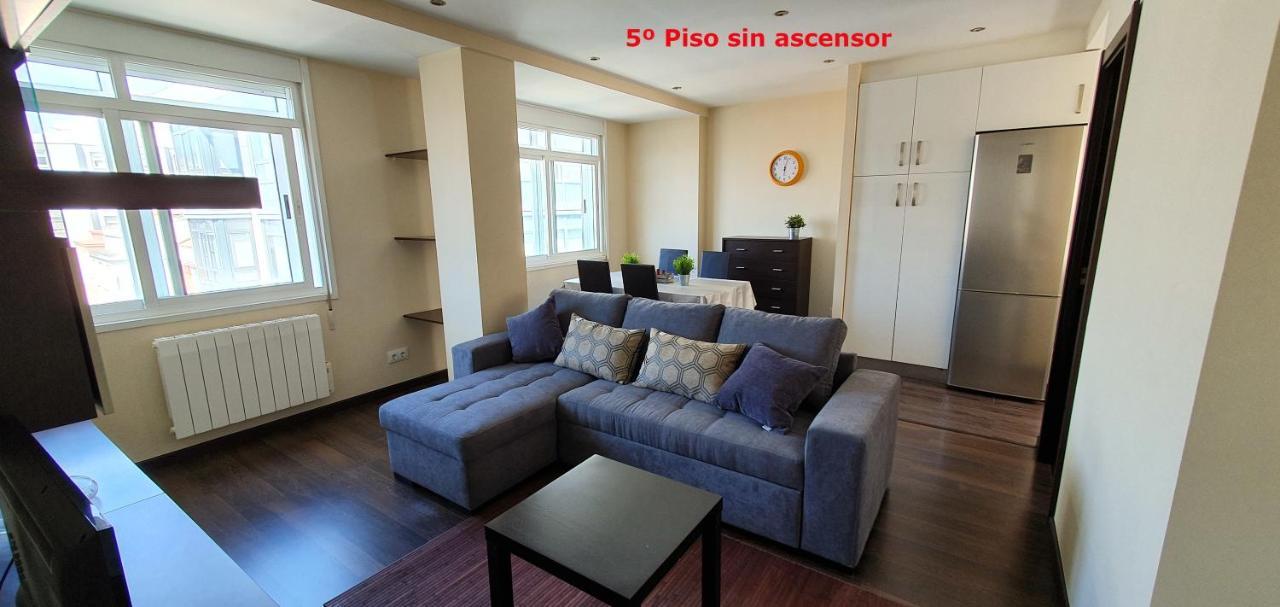 Coqueto Apartamento De 2 Habitaciones En Zona Estacion Tren A Coruña Exteriör bild